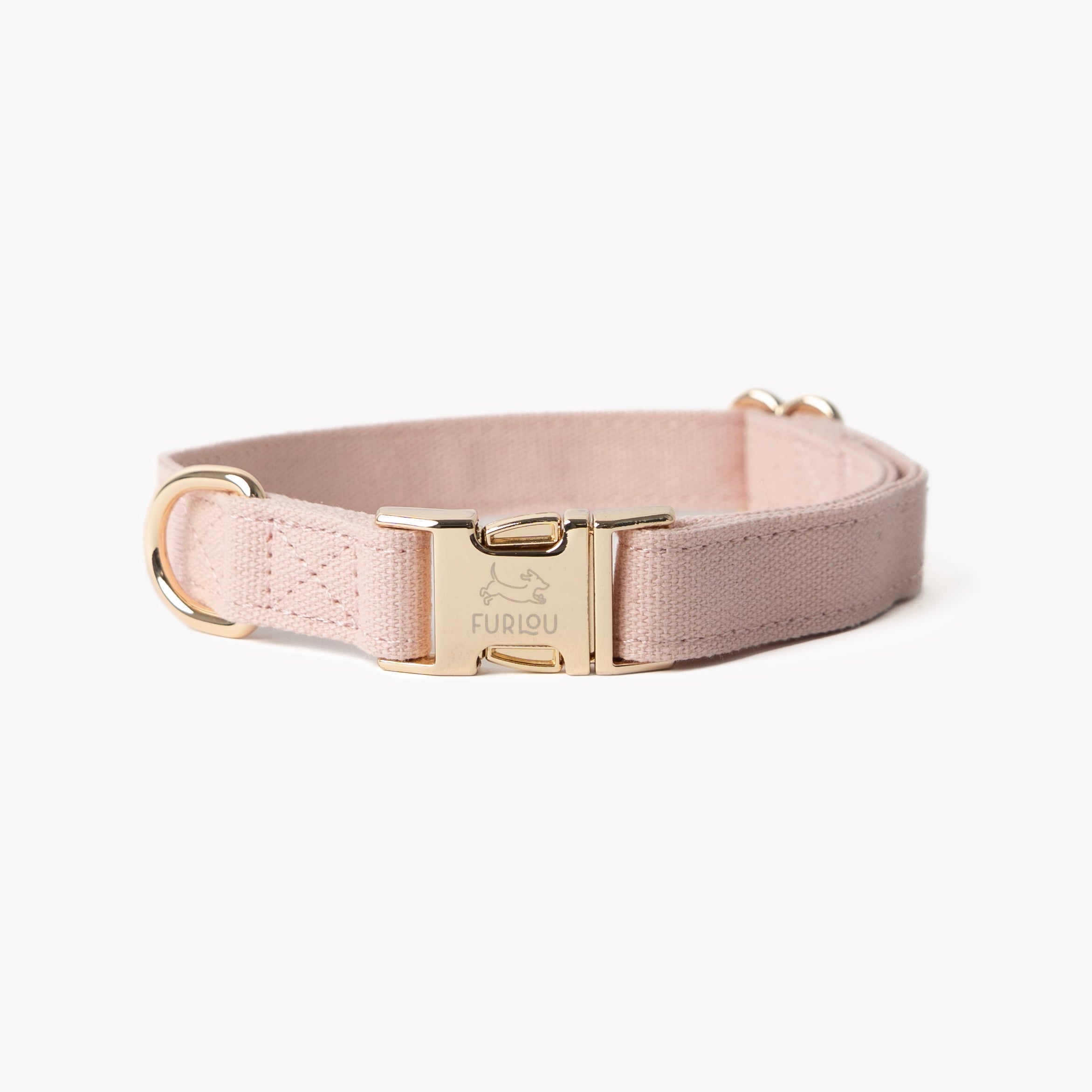 'Powder Rose' - Canvas Dog Collar - Equine Exchange Tack Shop