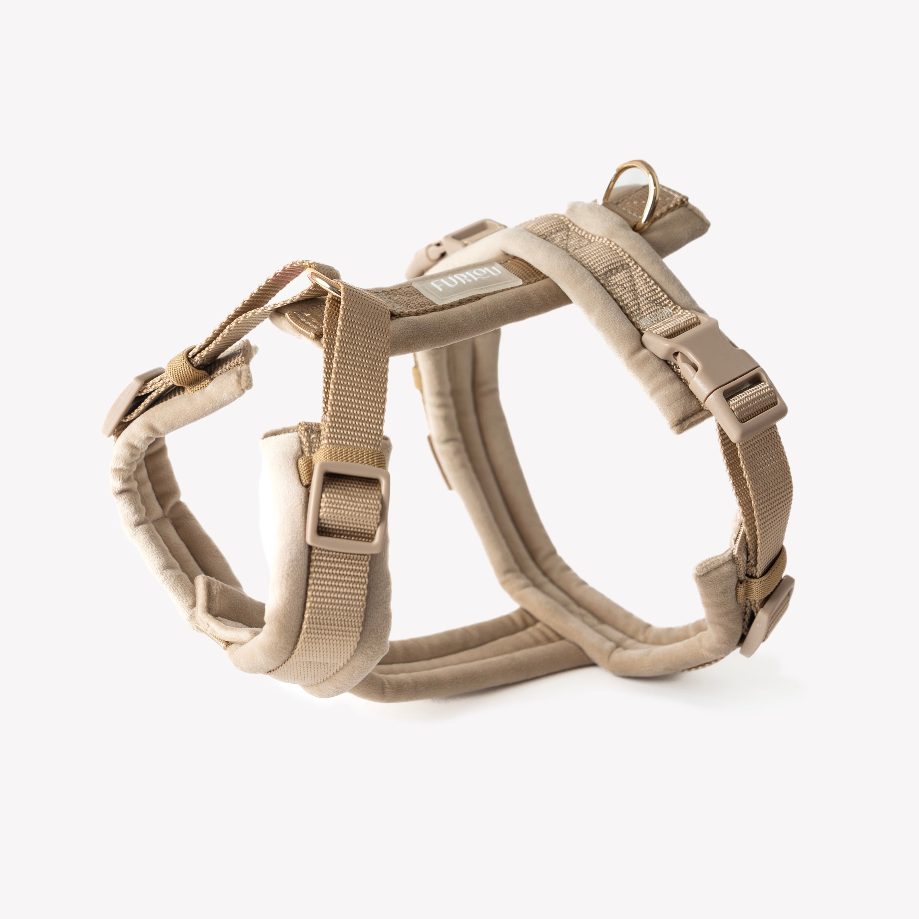 Sand - Velvet Dog Harness - Equine Exchange Tack Shop
