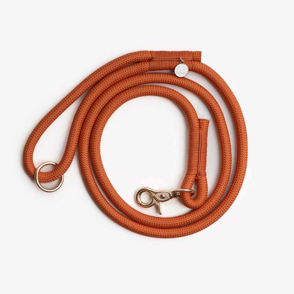 'Terracotta' - Braided Rope Leash - Equine Exchange Tack Shop