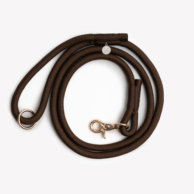 'Brown' - Braided Rope Leash - Equine Exchange Tack Shop