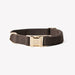 'Brown' - Canvas Dog Collar - Equine Exchange Tack Shop