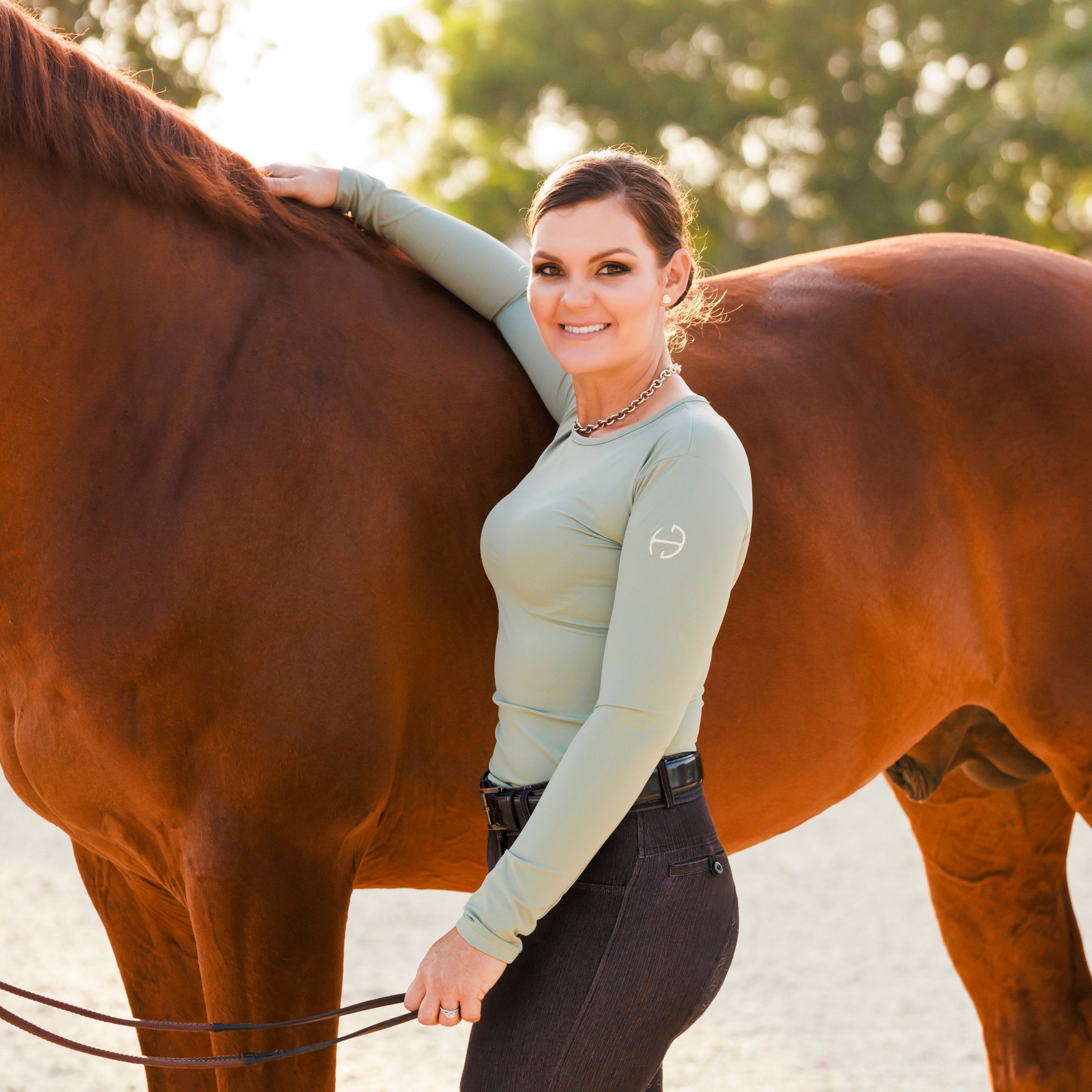 Ashley - Long Sleeve Baselayer - Equine Exchange Tack Shop