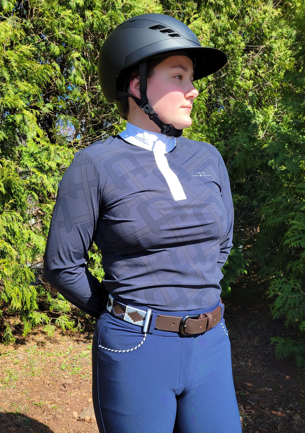 AA Ladies Alcina Long Sleeve Show Shirt - Equine Exchange Tack Shop