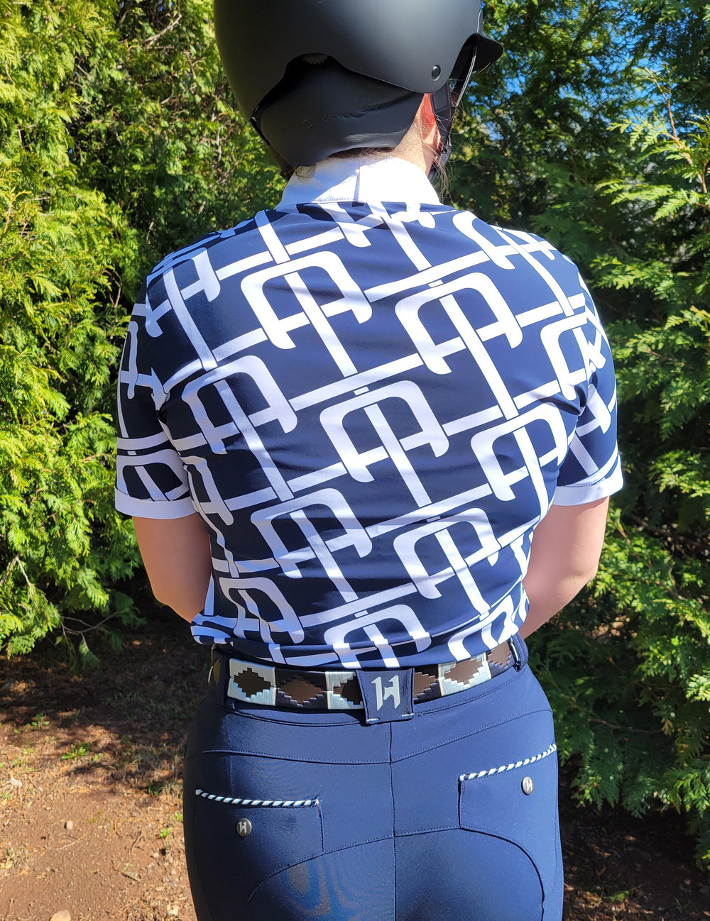 AA Ladies Alcina Short Sleeve Show Shirt - Equine Exchange Tack Shop