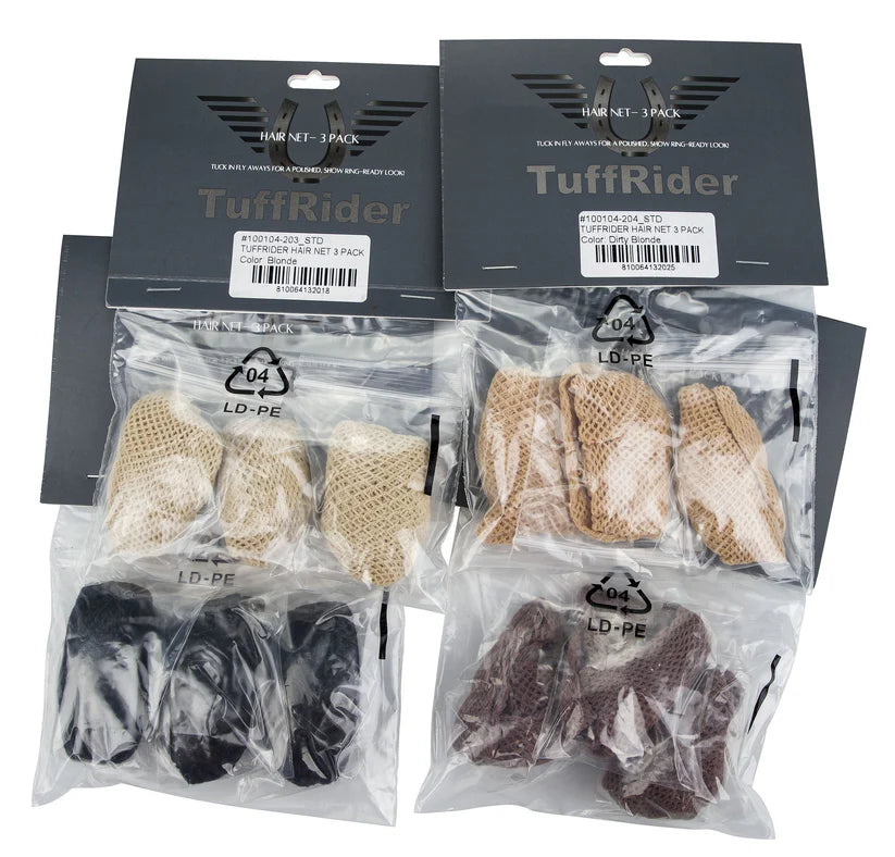 TuffRider Hair Nets - 3 Pack - Equine Exchange Tack Shop
