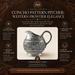 Concho Pattern Pitcher  