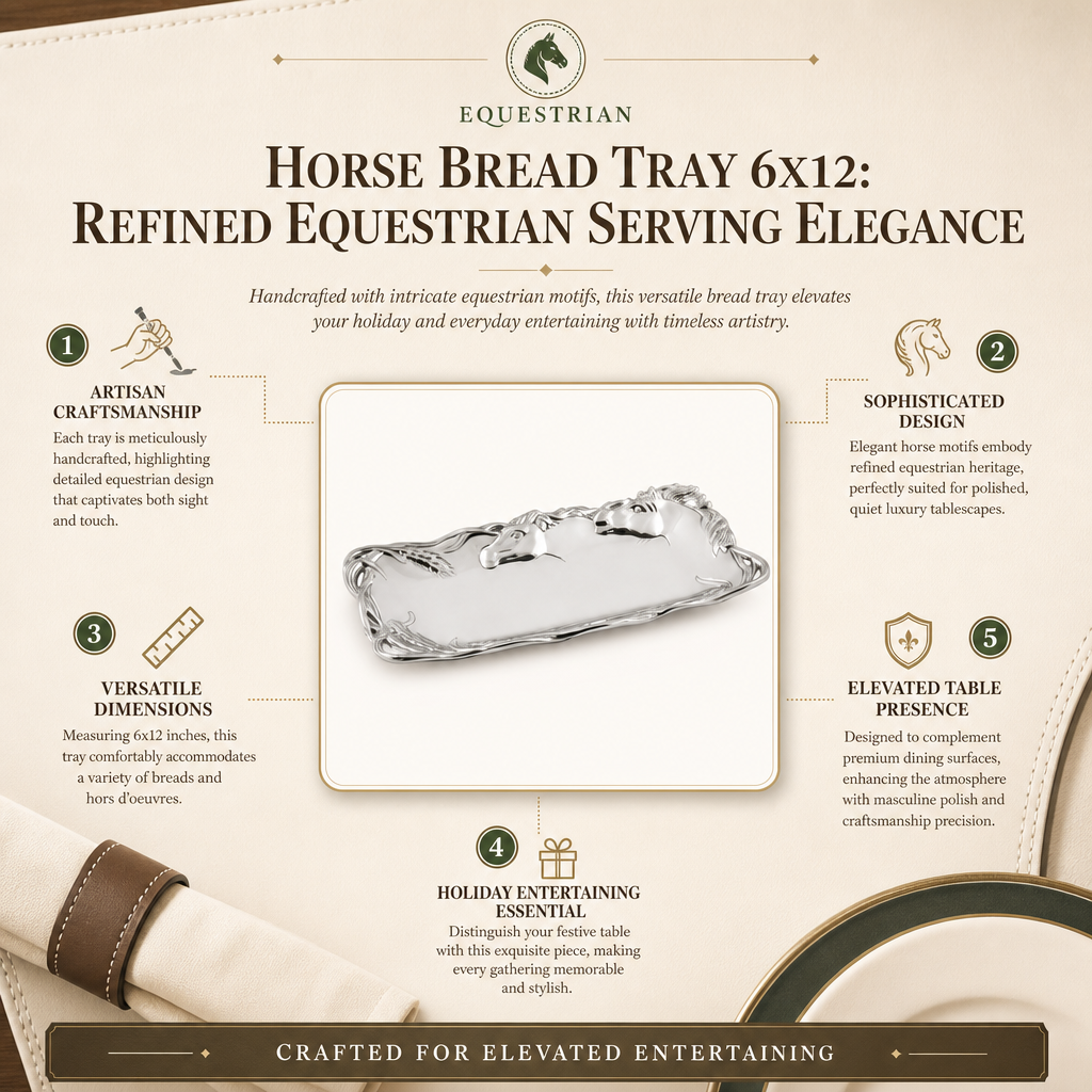 Horse Bread Tray 6x12  