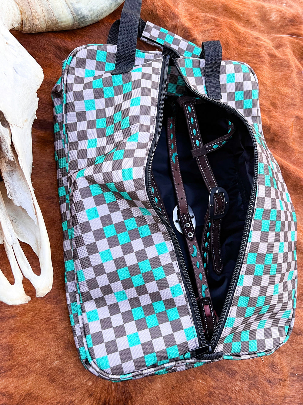 Checks Out Luxury Tack Bag - Equine Exchange Tack Shop