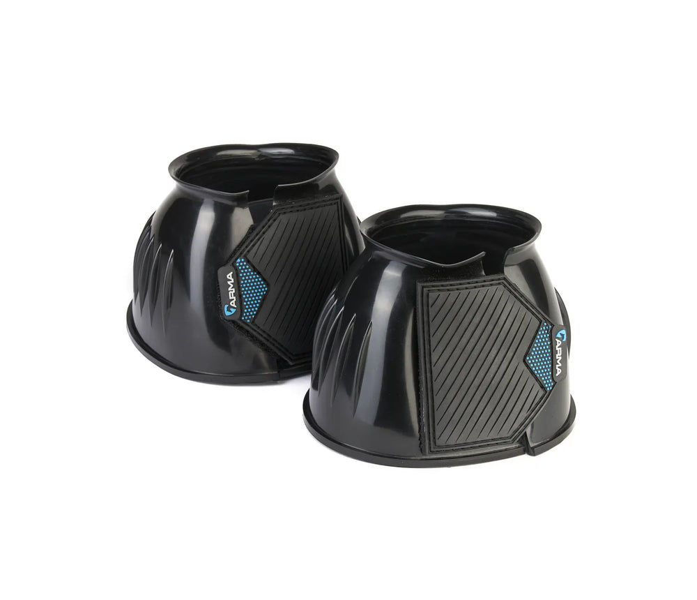Arma Velcro Ribbed Rubber Bell Boots - Equine Exchange Tack Shop