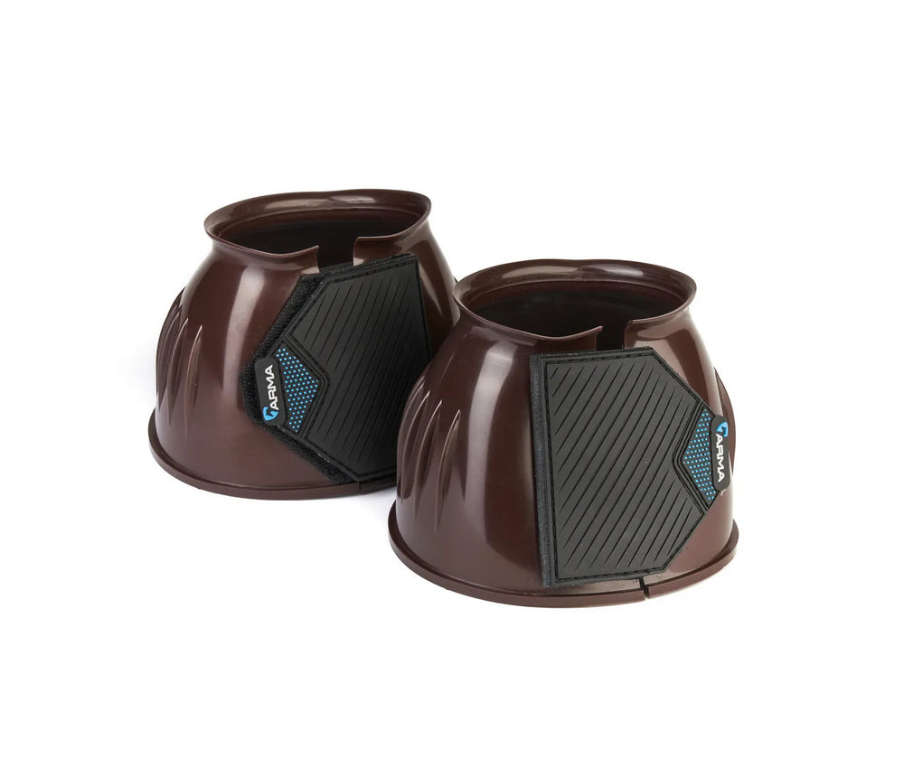 Arma Velcro Ribbed Rubber Bell Boots - Equine Exchange Tack Shop