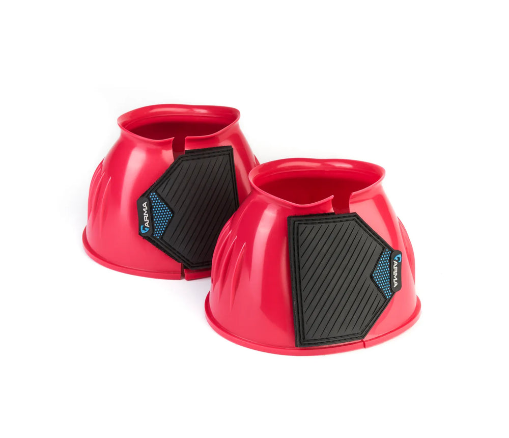 Arma Velcro Ribbed Rubber Bell Boots - Equine Exchange Tack Shop