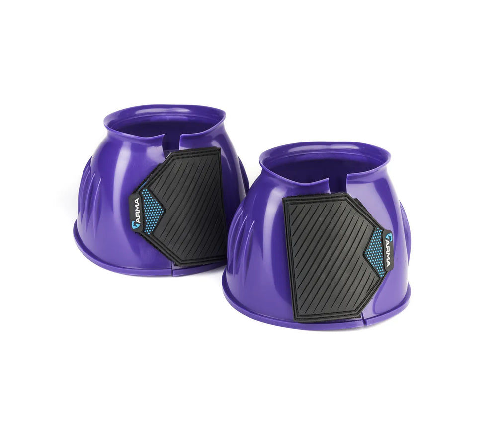 Arma Velcro Ribbed Rubber Bell Boots - Equine Exchange Tack Shop
