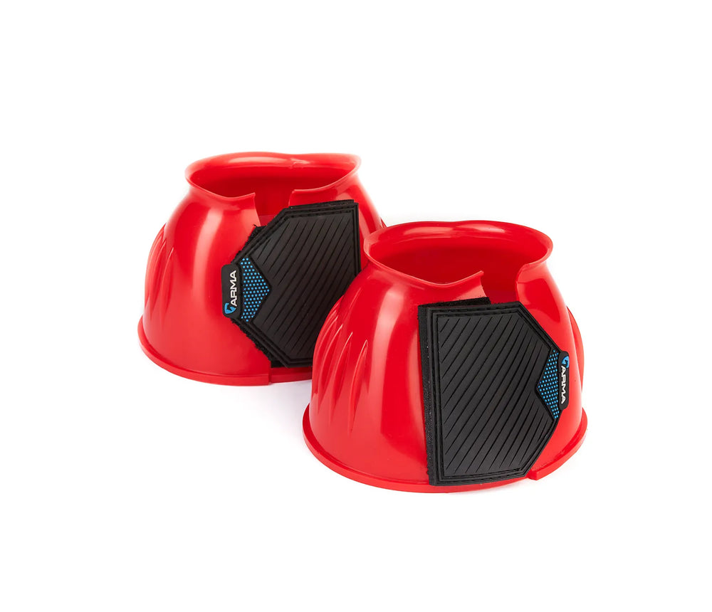 Arma Velcro Ribbed Rubber Bell Boots - Equine Exchange Tack Shop