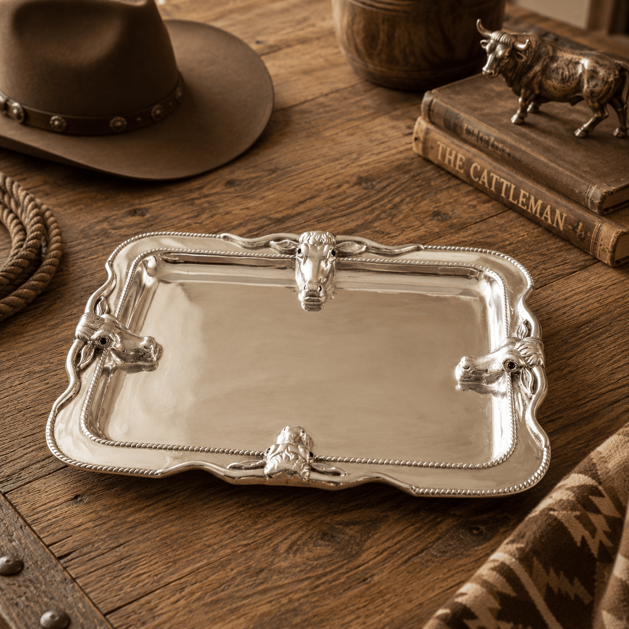 Longhorn Platter Large  