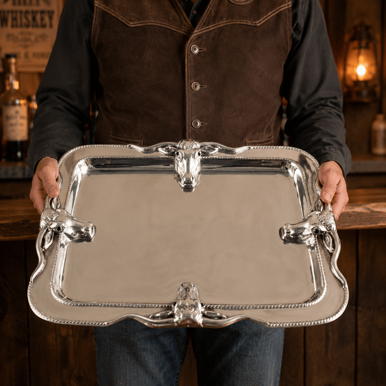 Longhorn Platter Large  