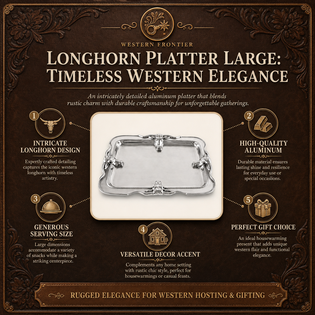 Longhorn Platter Large  