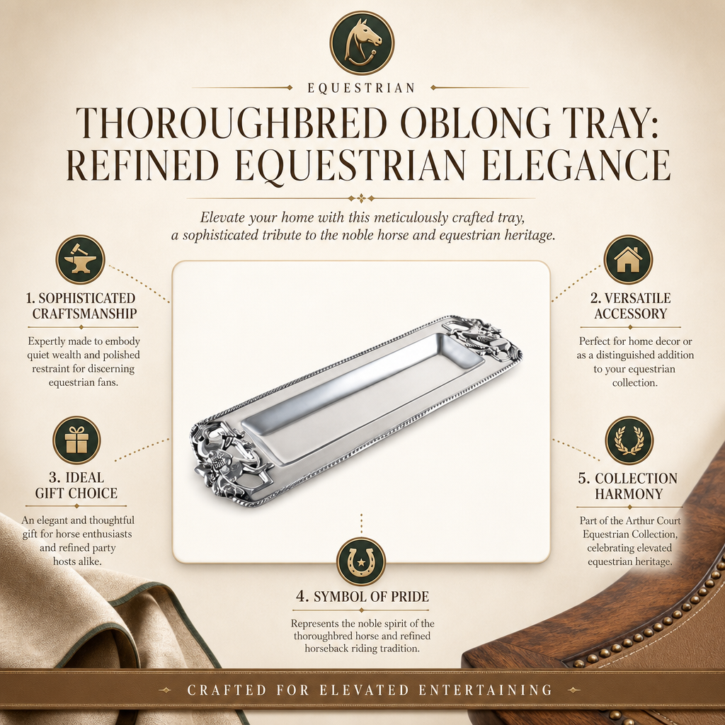Thoroughbred Oblong Tray  