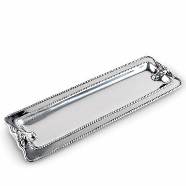 Longhorn with Braid Oblong Tray  