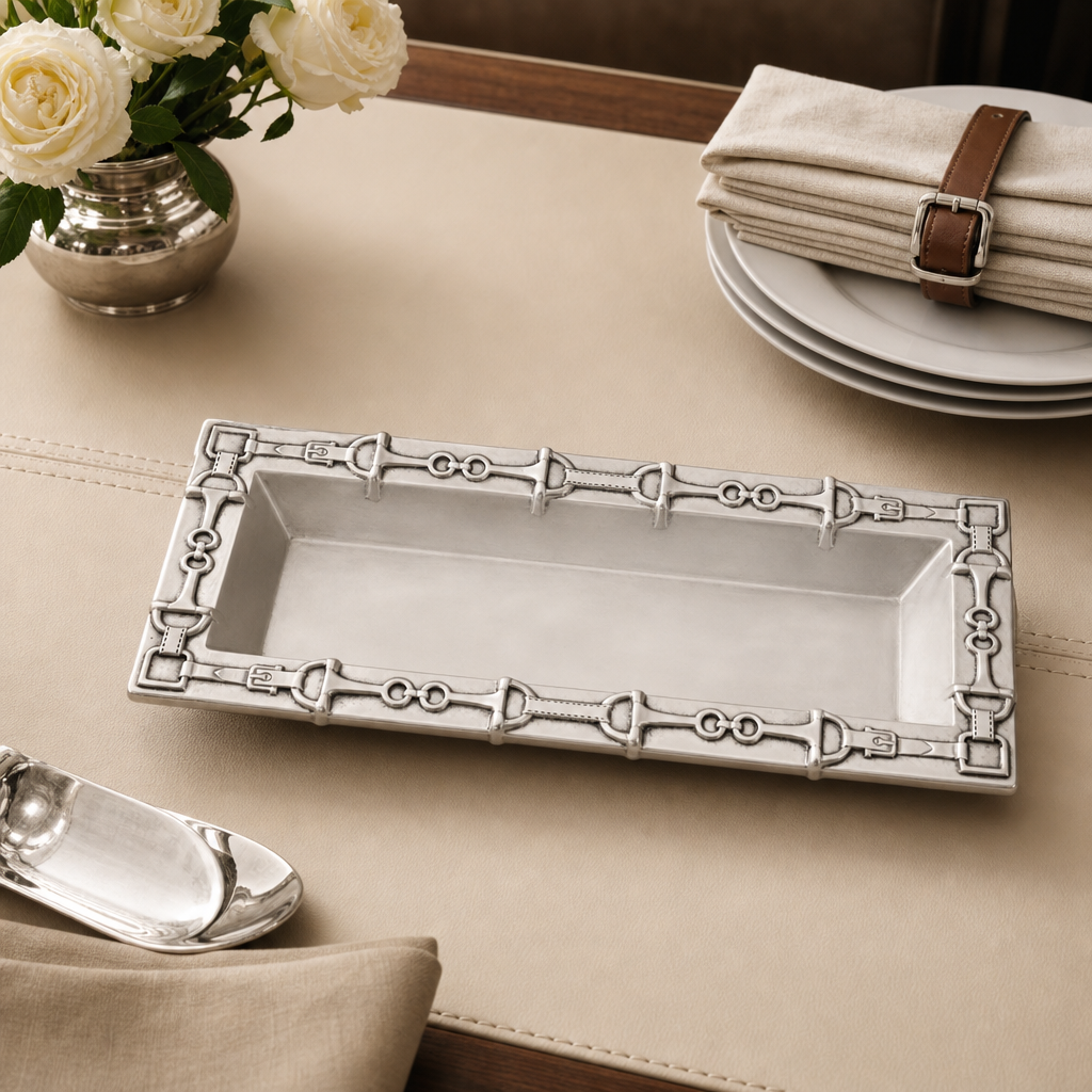Equestrian Oblong Tray