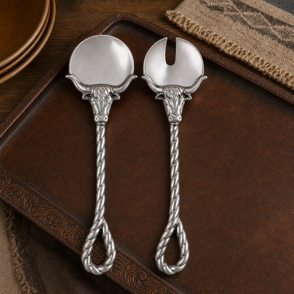 Longhorn Serving Set  