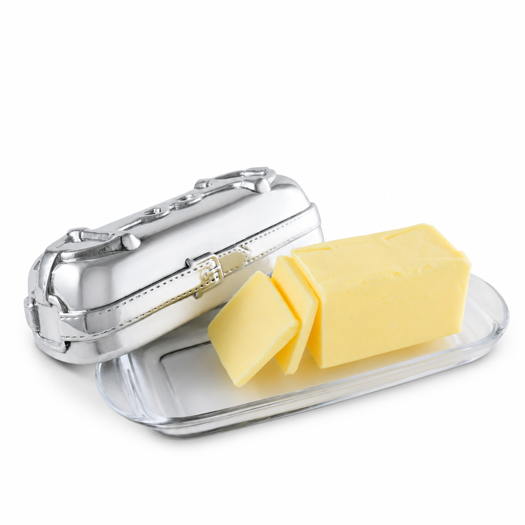 Equestrian Butter Dish
