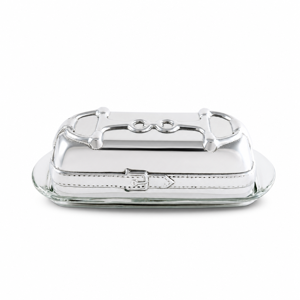 Equestrian Butter Dish