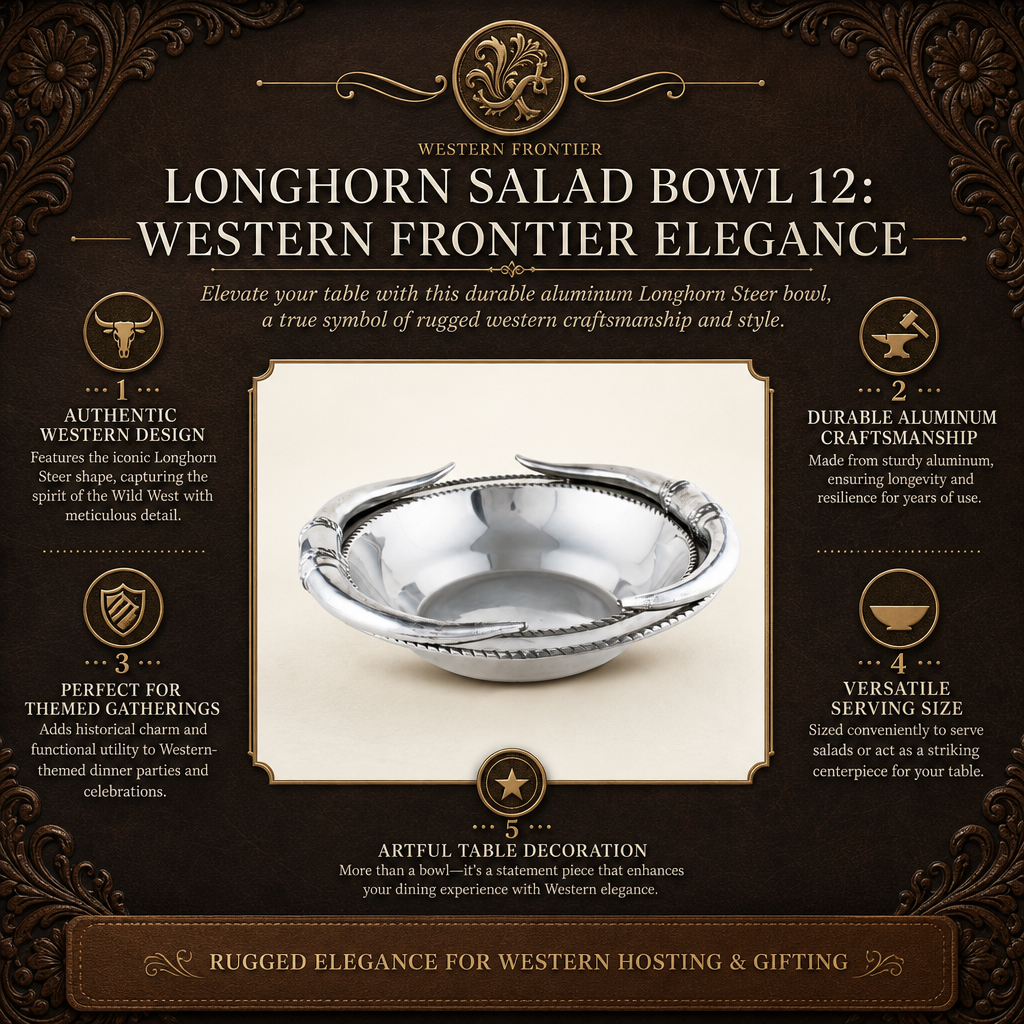 Longhorn Salad Bowl 12  
