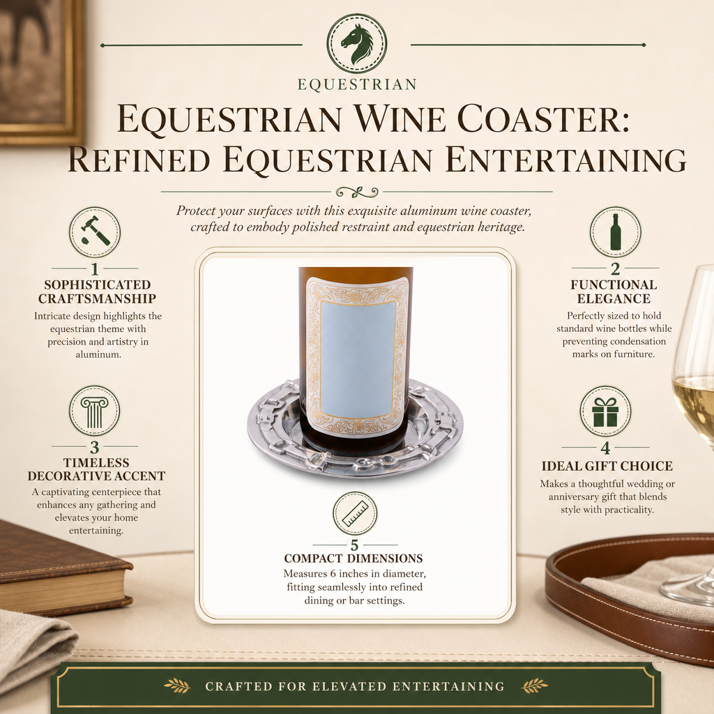 Equestrian Wine Coaster  