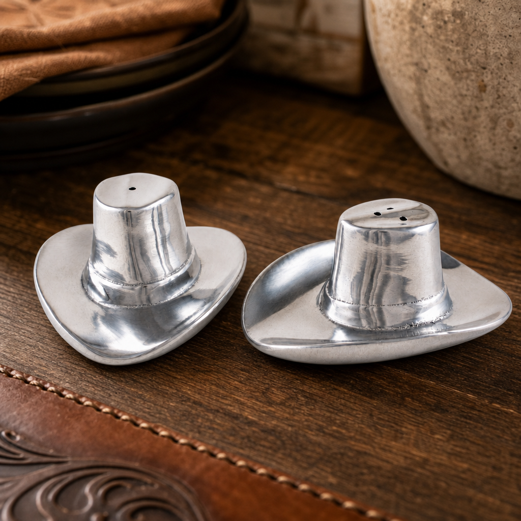 Cowboy Hat Salt and Pepper Set
