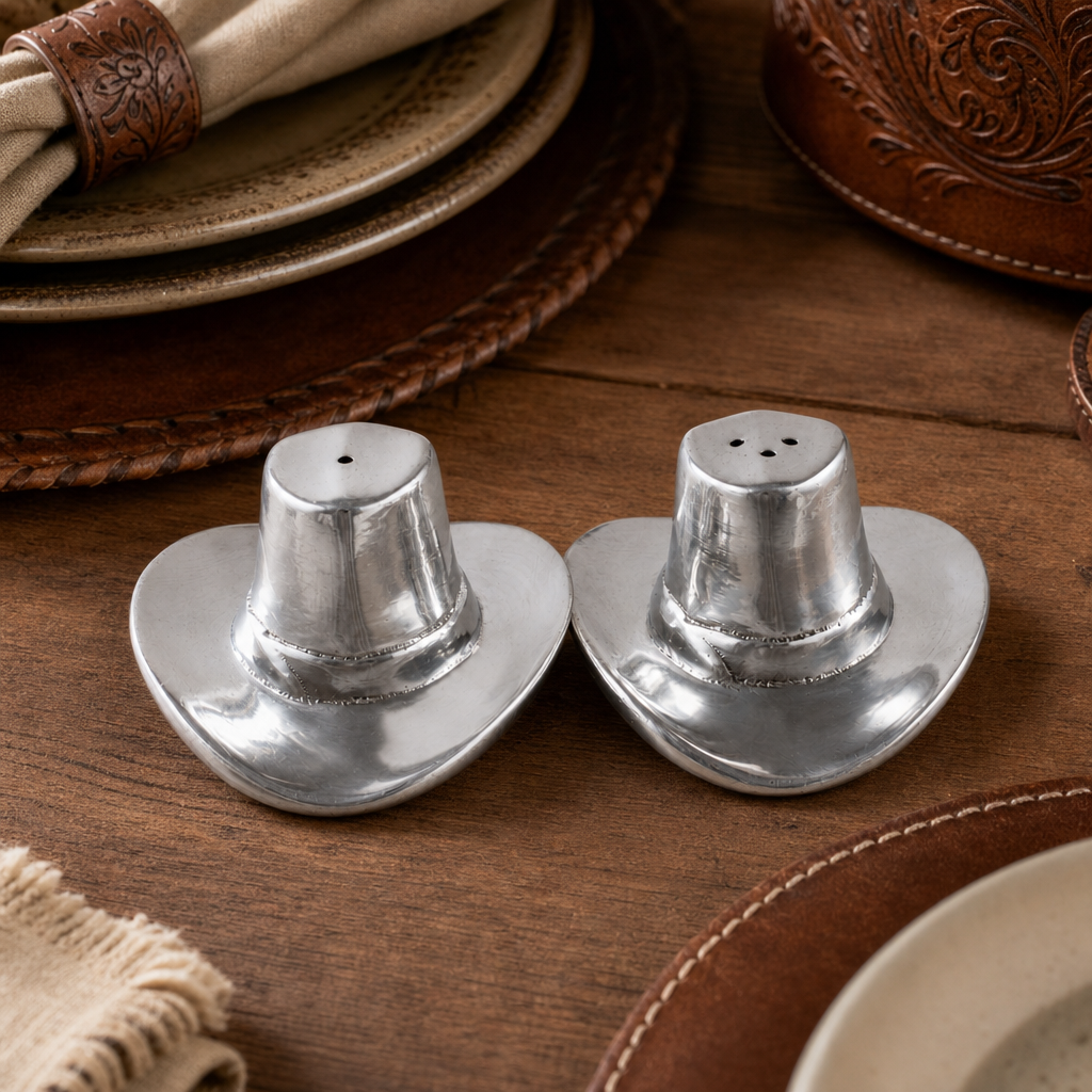 Cowboy Hat Salt and Pepper Set