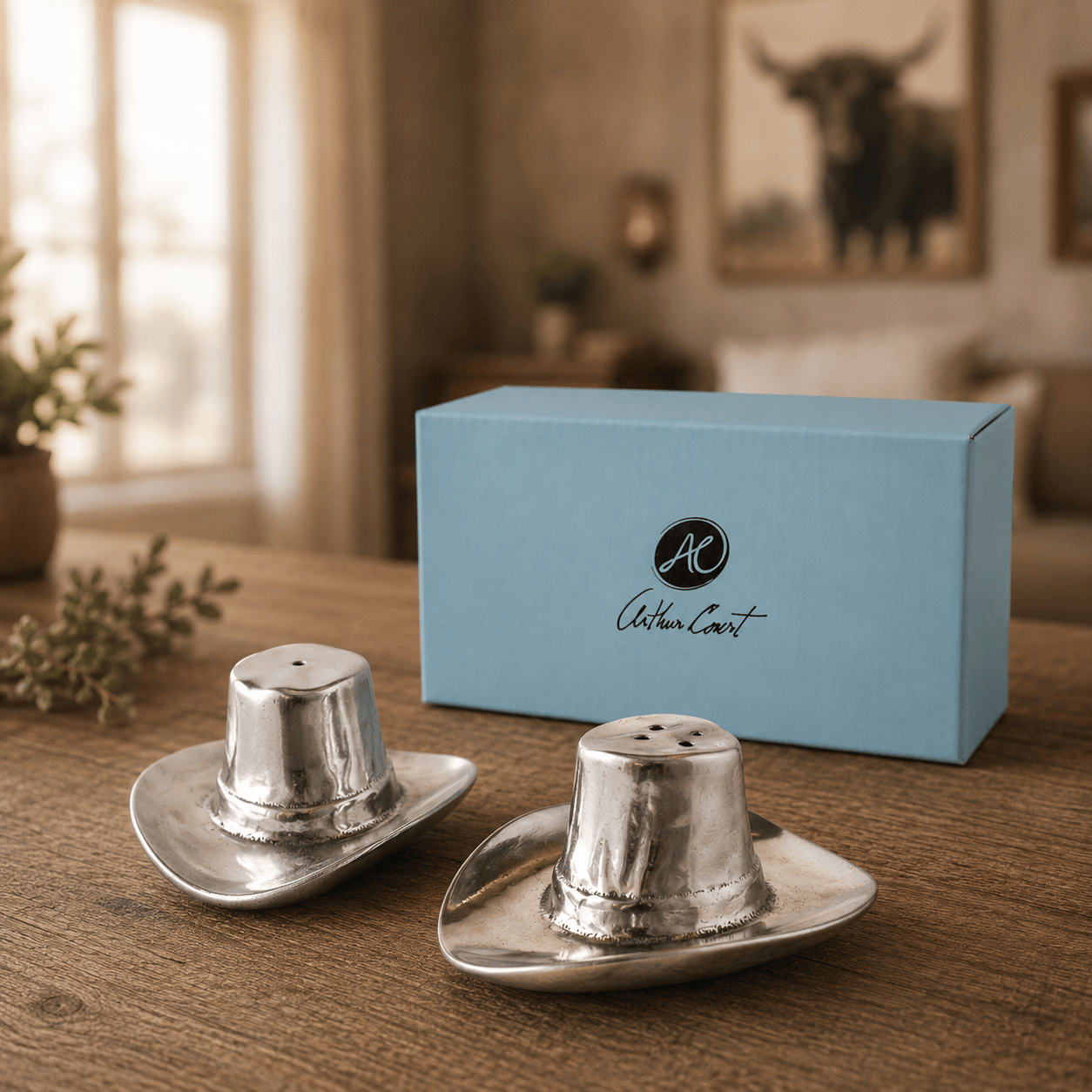 Cowboy Hat Salt and Pepper Set