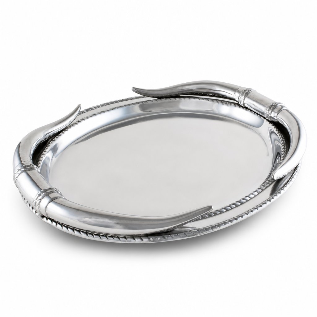 Longhorn Oval Platter  