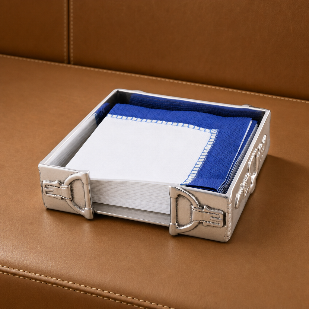 Equestrian Cocktail Napkin Box