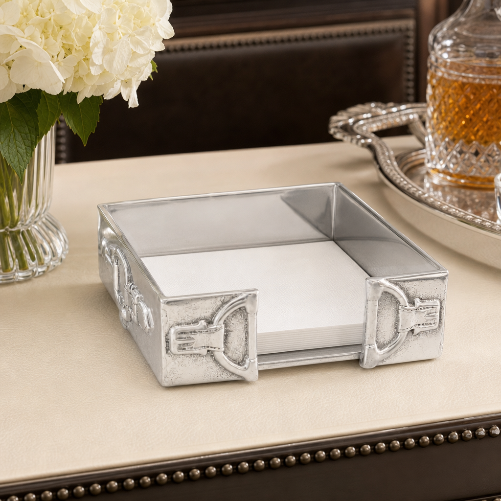 Equestrian Cocktail Napkin Box