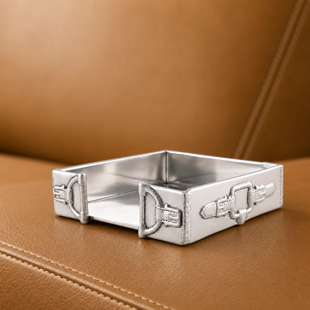 Equestrian Cocktail Napkin Box