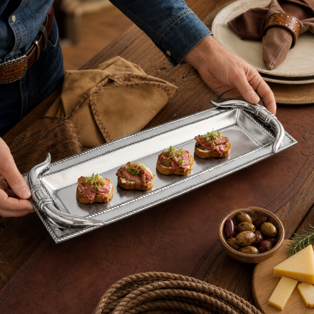 Longhorn Oblong Tray  