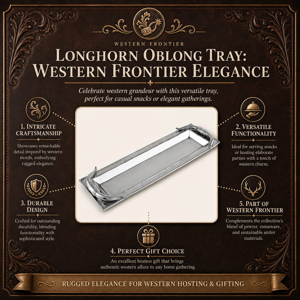 Longhorn Oblong Tray  