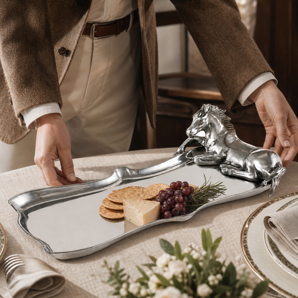 Horse Figural Platter  