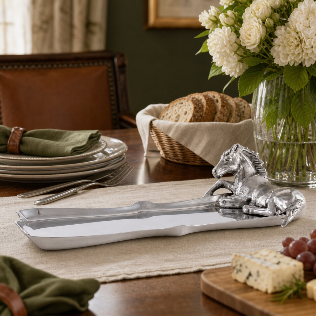 Horse Figural Platter