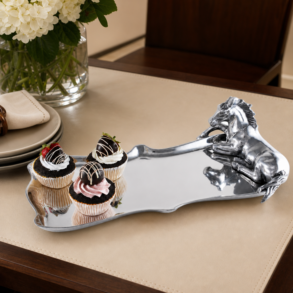 Horse Figural Platter  