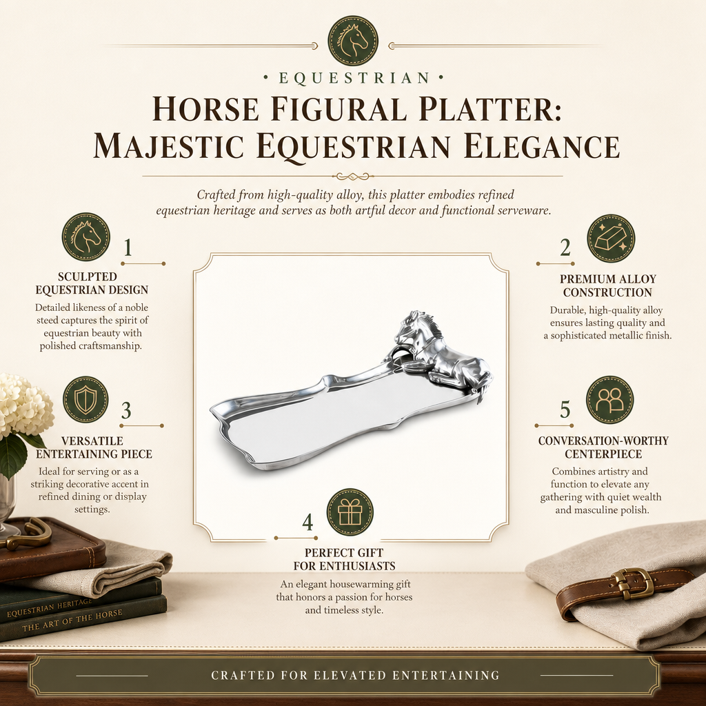 Horse Figural Platter  