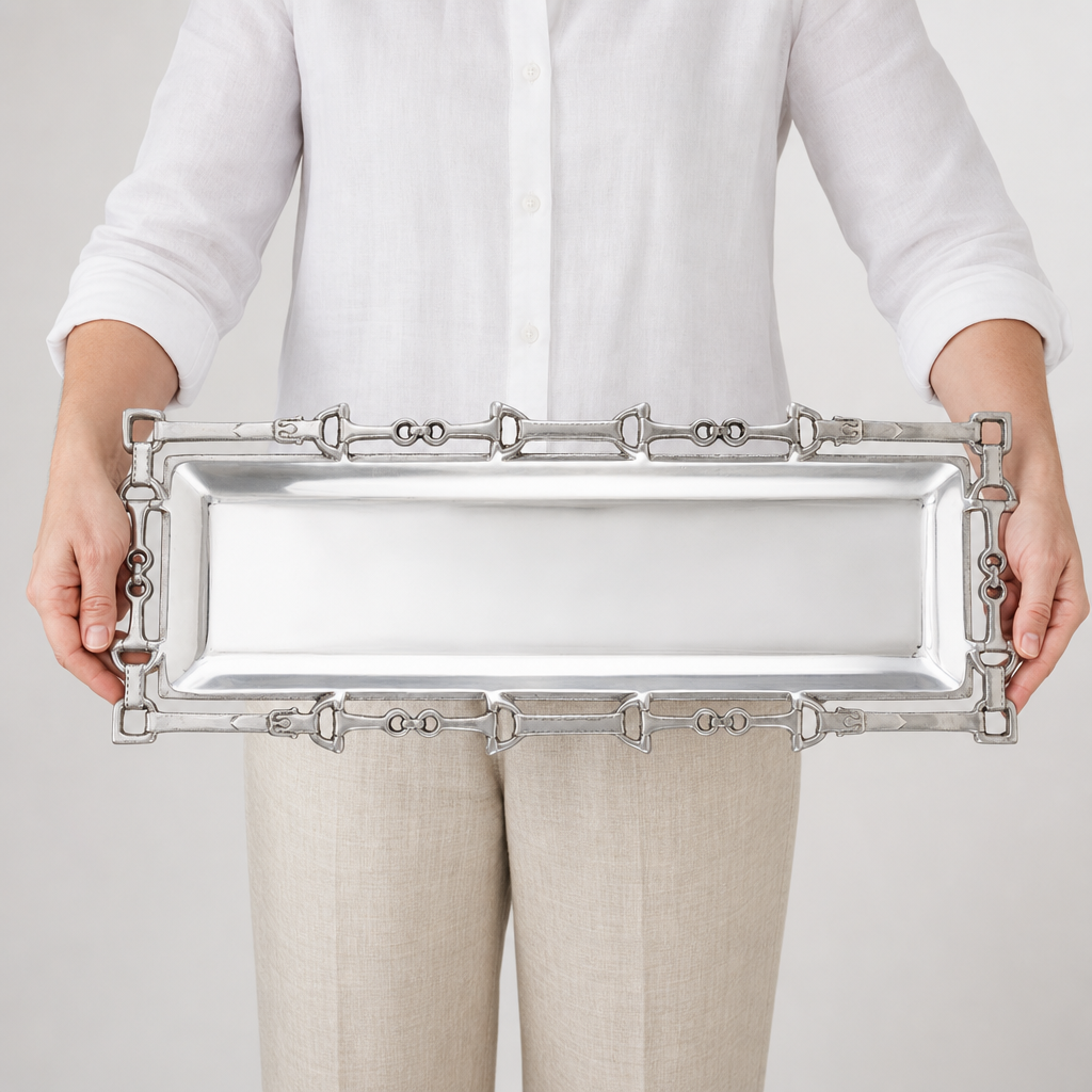 Equestrian Oblong W/Openwork  