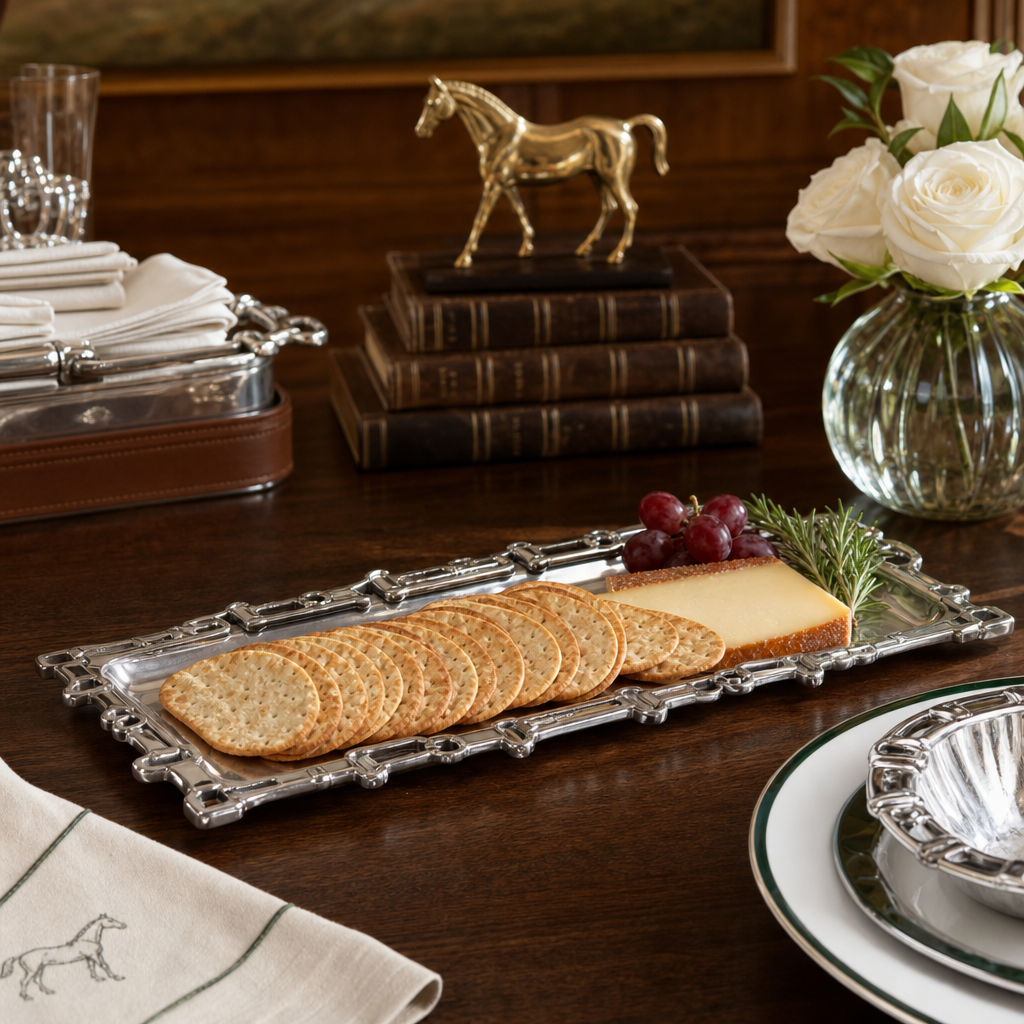 Equestrian Oblong W/Openwork  
