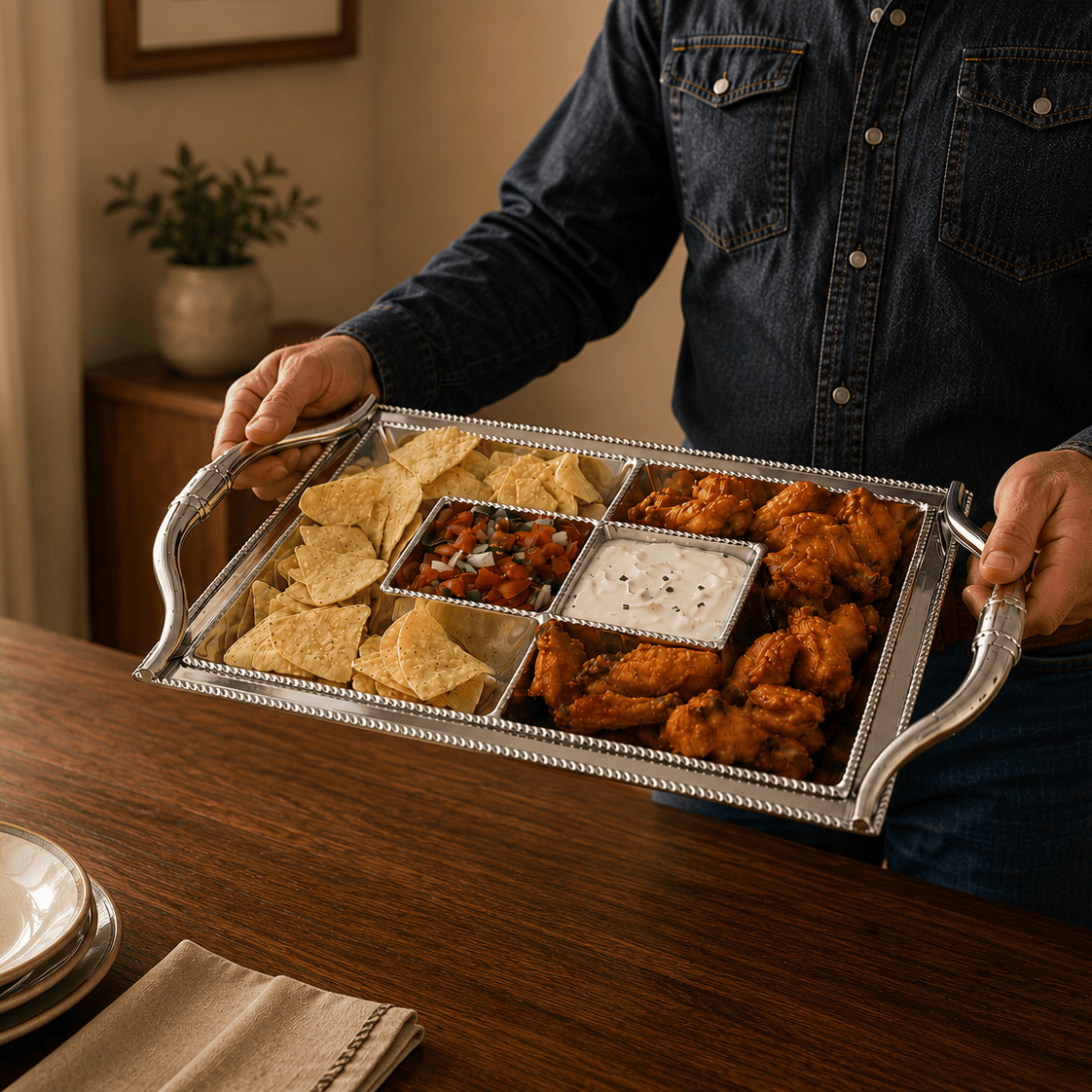 Longhorn Entertainment Tray  