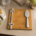 Equestrian Bamboo Cheese Set  