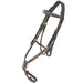 ExionPro Fancy Stitched Figure 8 Bridle w/Rubber Reins - Equine Exchange Tack Shop