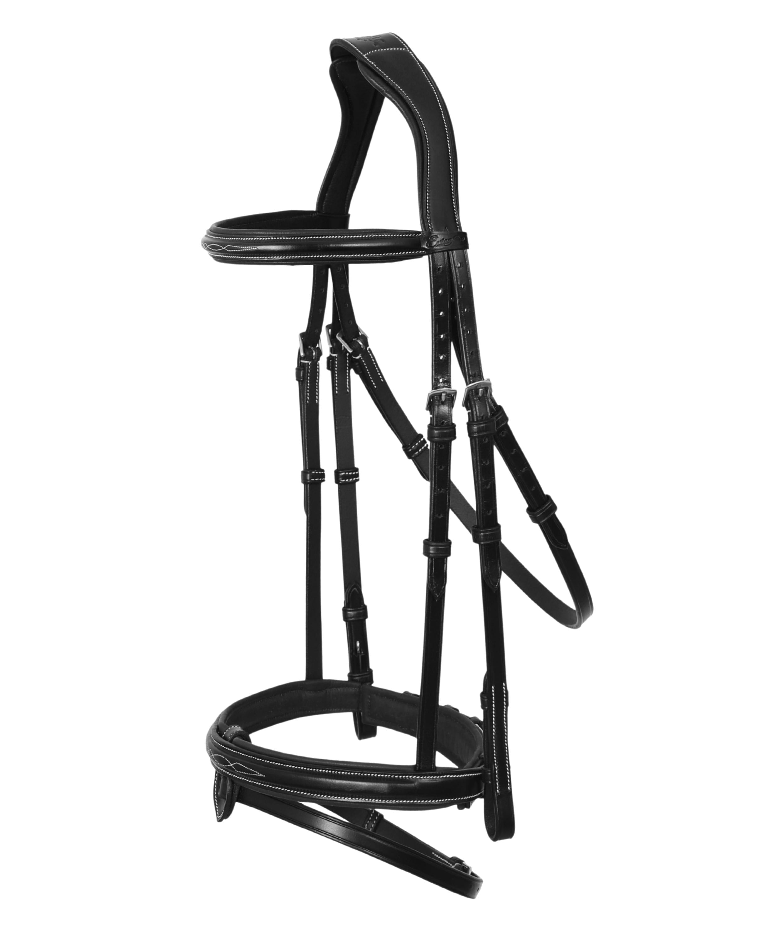 ExionPro Mono Crown Snaffle Bridle w/Rubber Reins - Equine Exchange Tack Shop