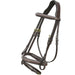 ExionPro Designer Stitched Mono Crown Piece Snaffle Bridle With Rubber Reins - Equine Exchange Tack Shop