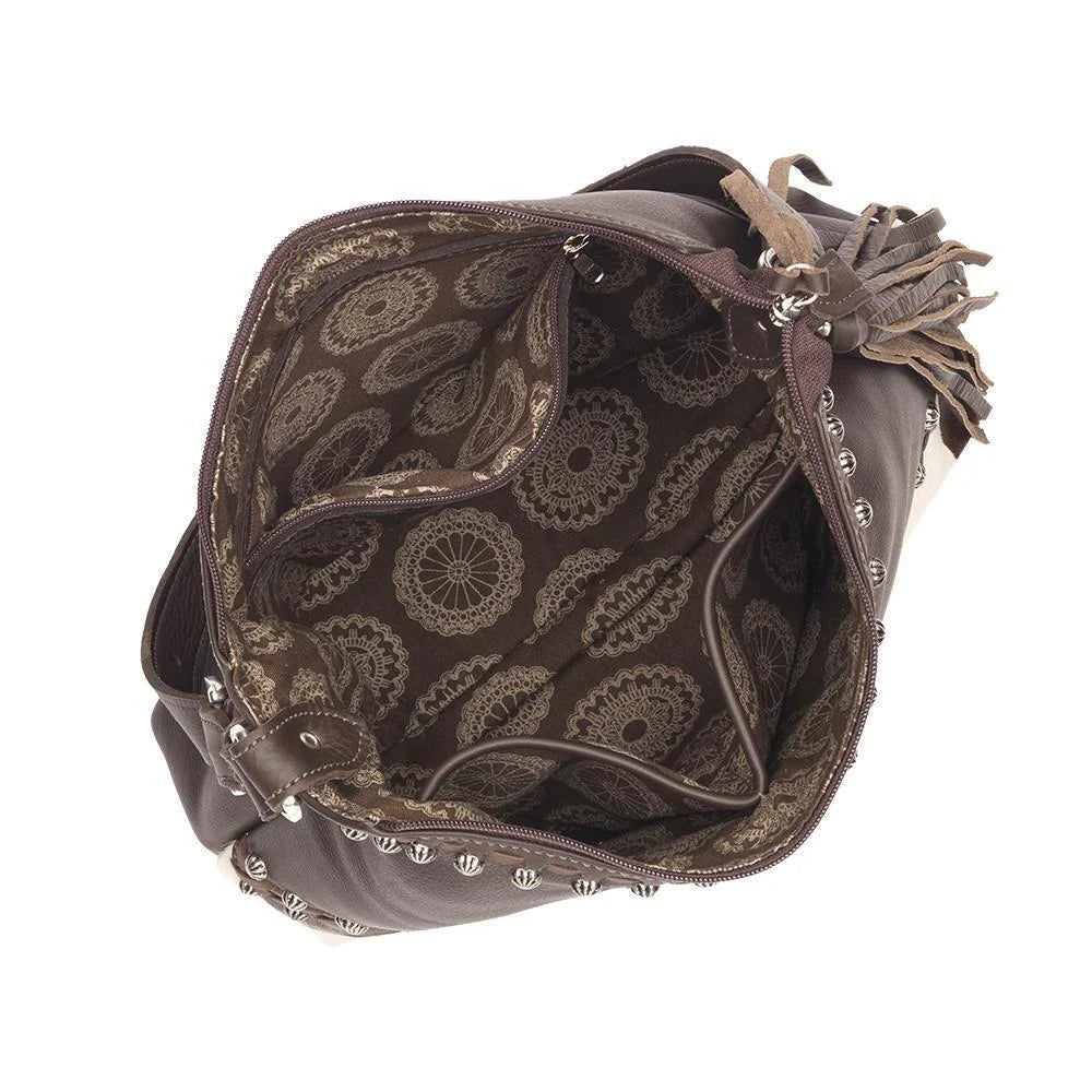Wild Horses Zip Top Shoulder Bag  