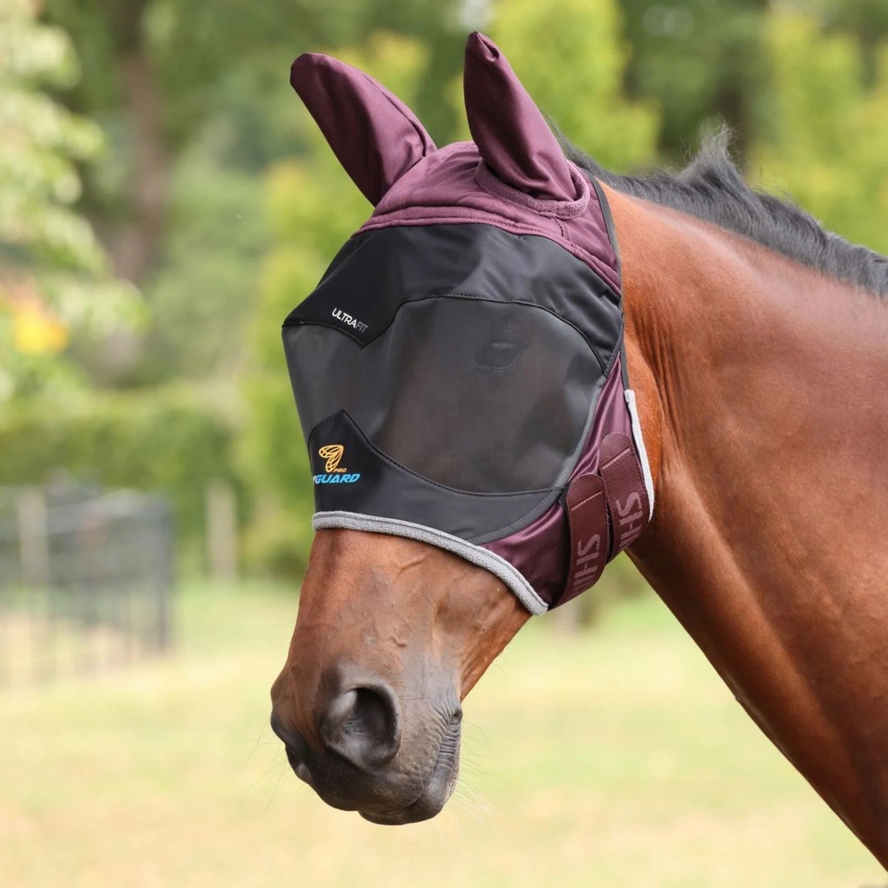 FlyGuard Pro Deluxe Fly Mask with Ears  